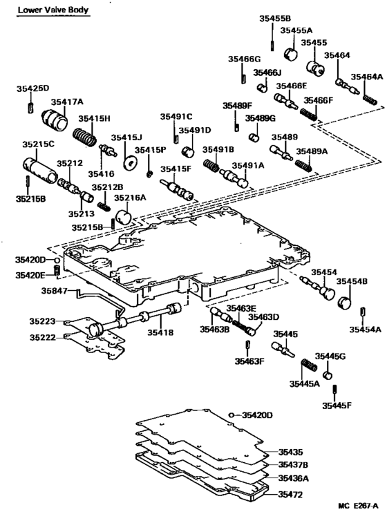 Valve Body & Oil Strainer (Atm)