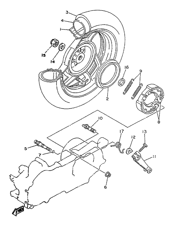 Rear wheel
