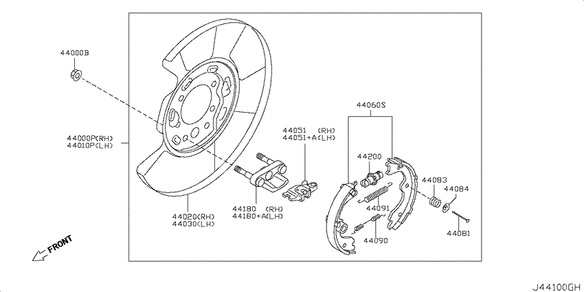 Rear brake