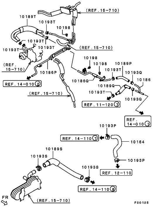Water pipe & thermostat