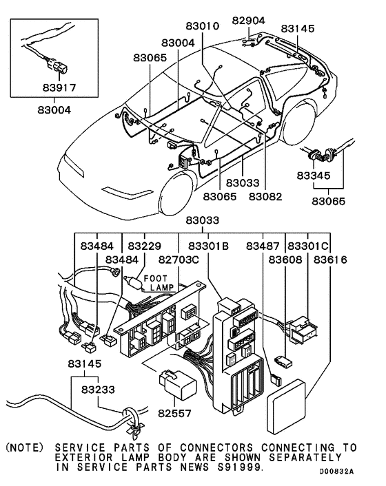 Wiring & attaching parts