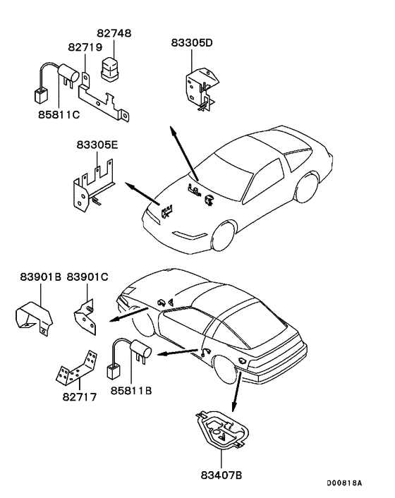 Wiring & attaching parts