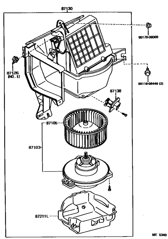 Heating & Air Conditioning - Heater Unit & Blower