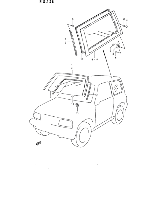 Windshield - weatherstrip