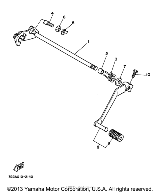 Shift shaft