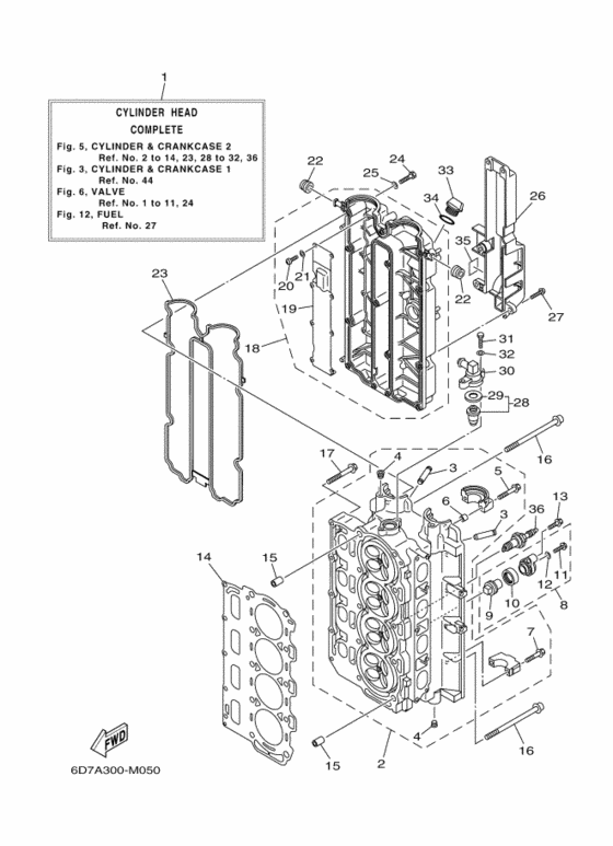 Cylinder & crankcase 2