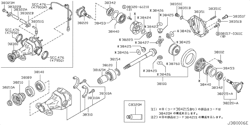Rear final drive