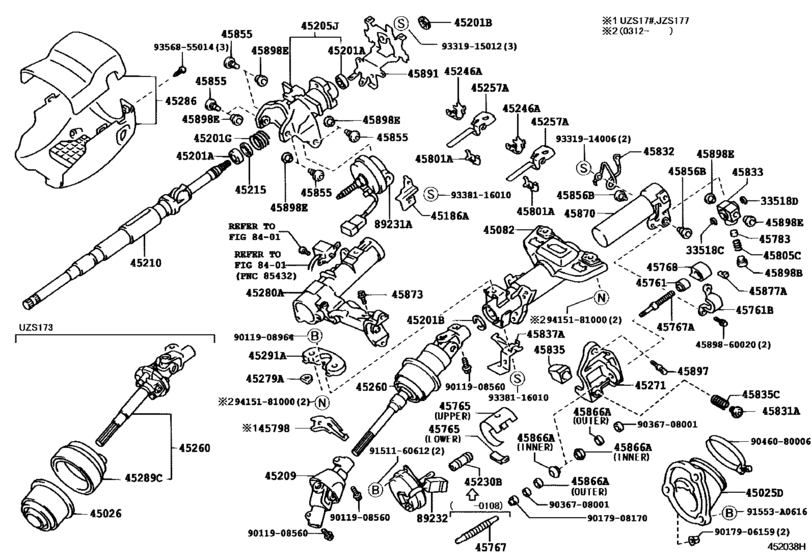 Steering Column & Shaft