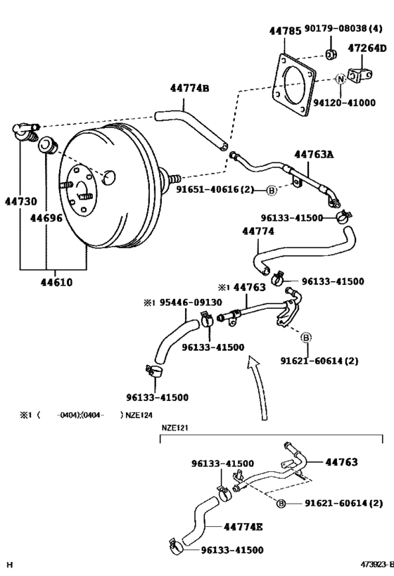 Brake Booster & Vacuum Tube
