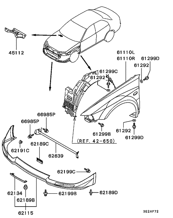 Fender & front end cover