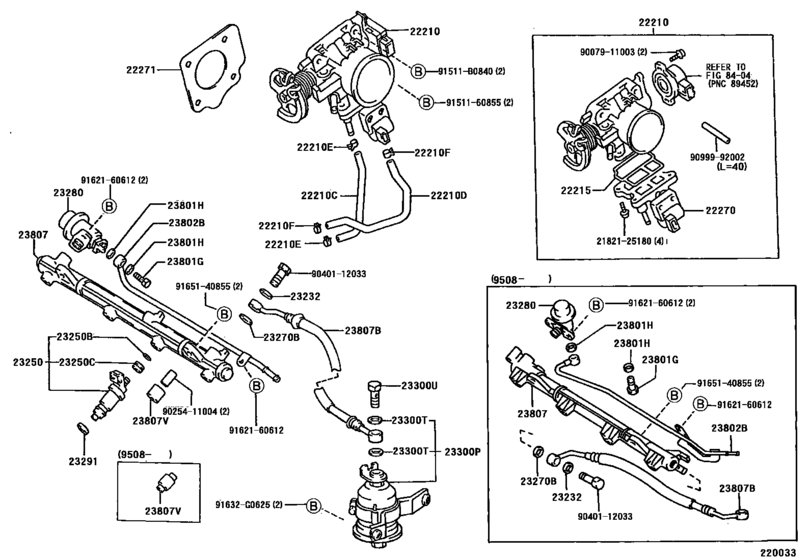 Fuel Injection System For 1993 1997 Toyota Celica St203 Japan Sales