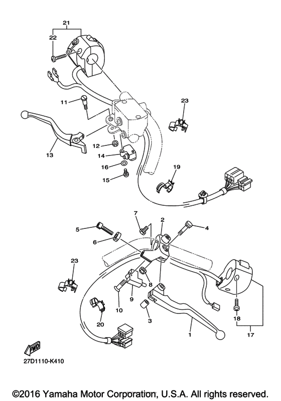 Handle switch & lever