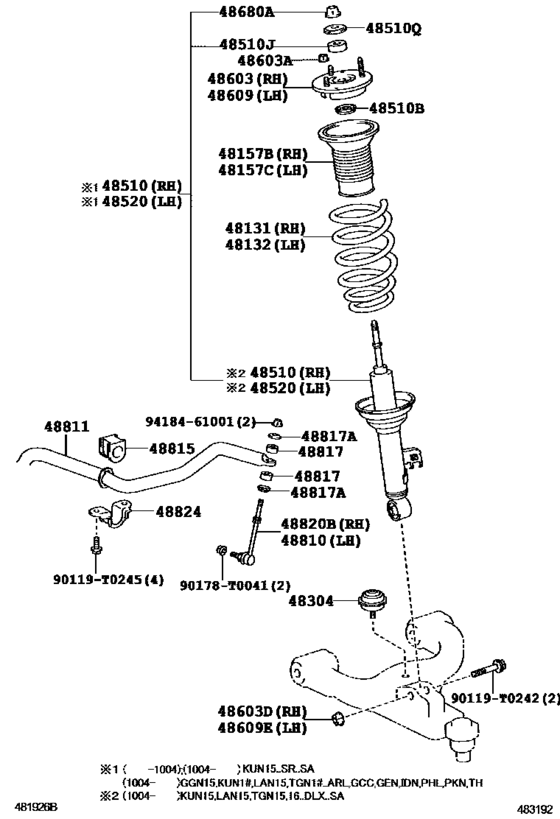 Front Spring & Shock Absorber