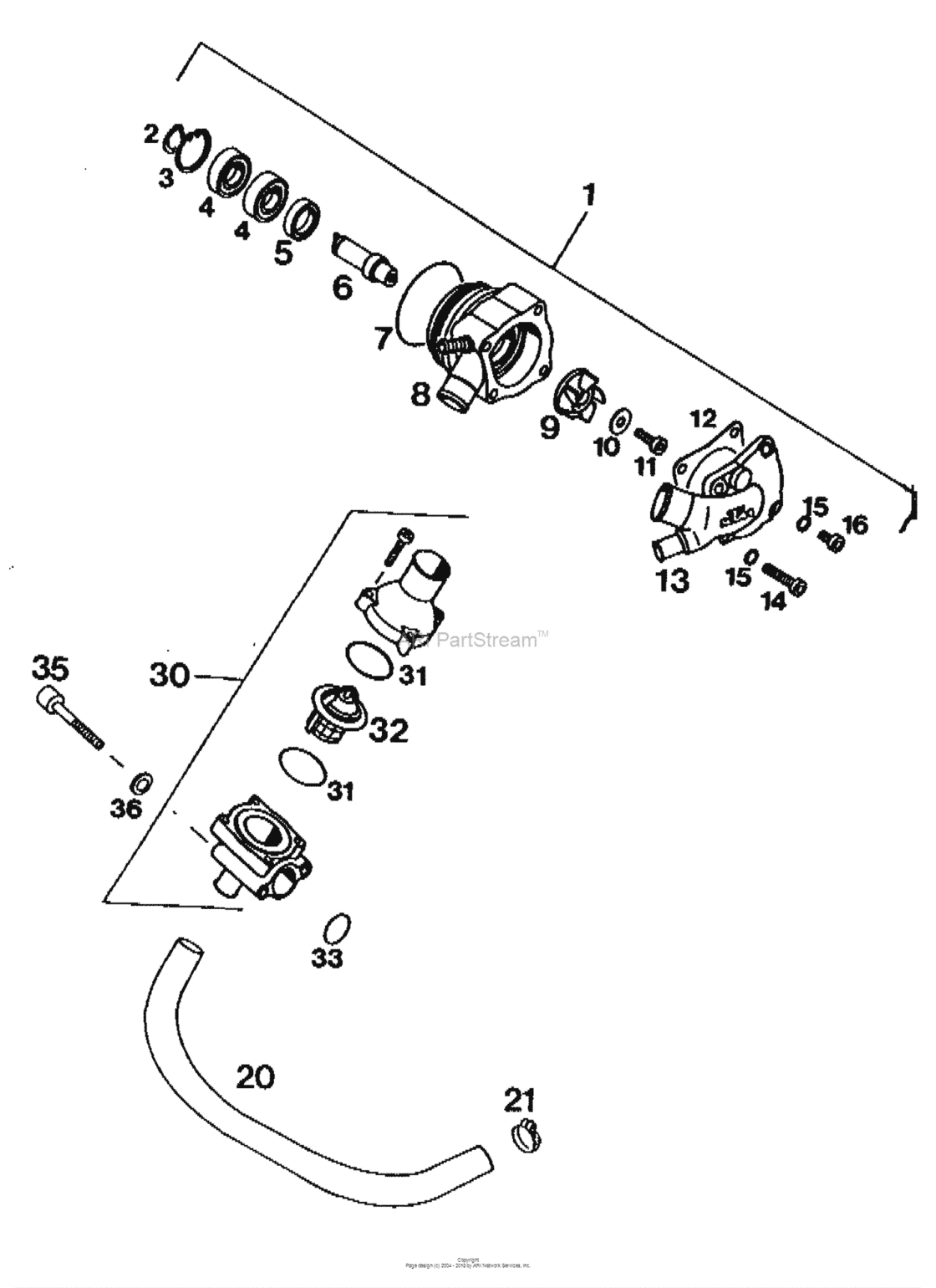 Waterpump M.driven