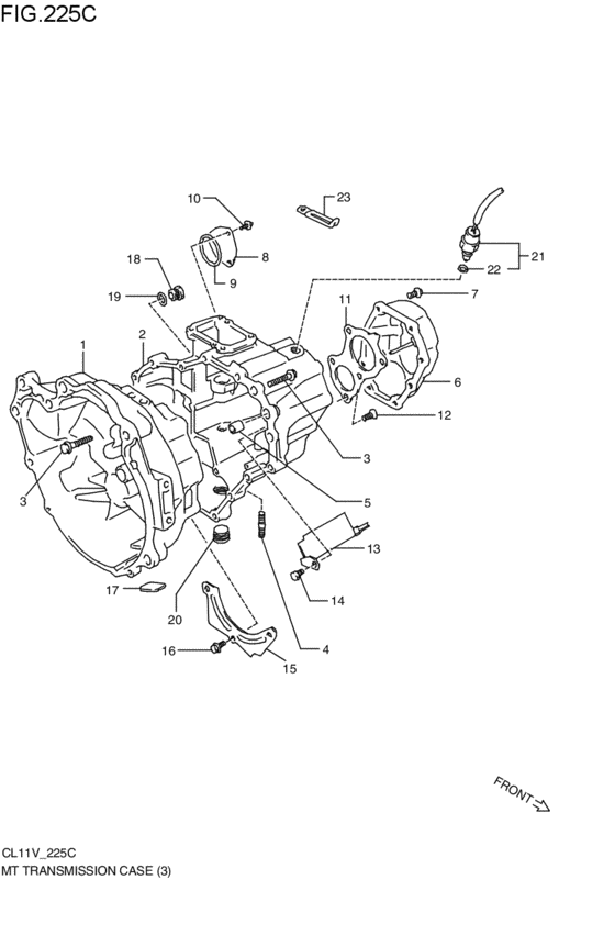 mt - transmission case