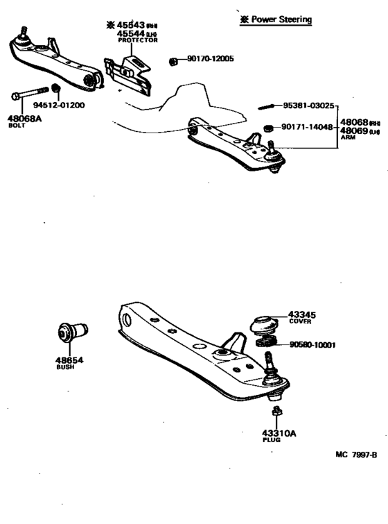 Front Axle Arm & Steering Knuckle