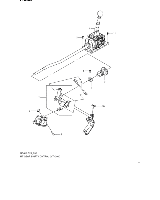 Mt gear shift control
