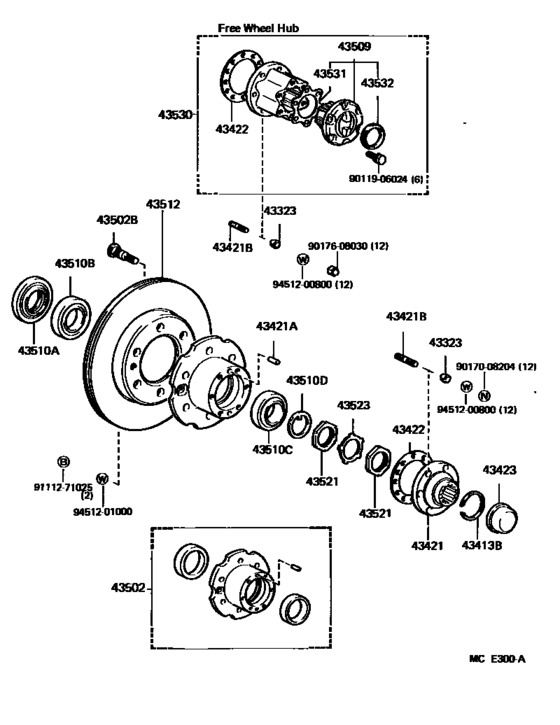 Front Axle Hub