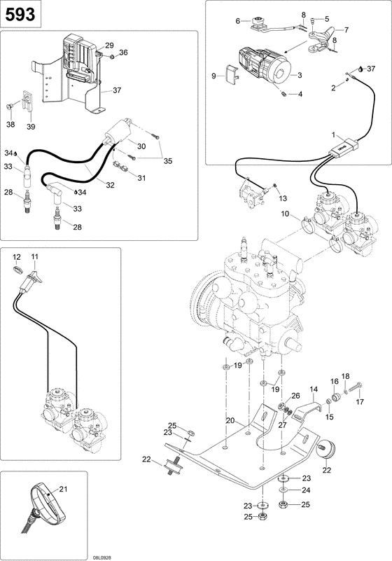 01- engine and engine support