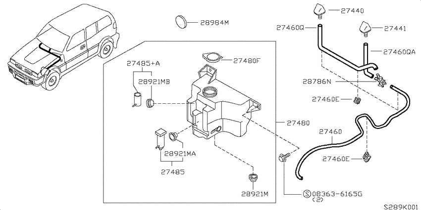 Windshield washer