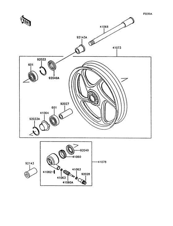Front hub(zg1000-a9)