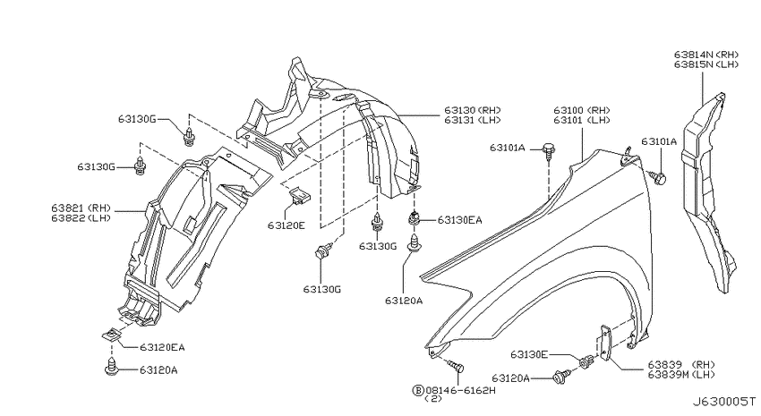 Front fender & fitting