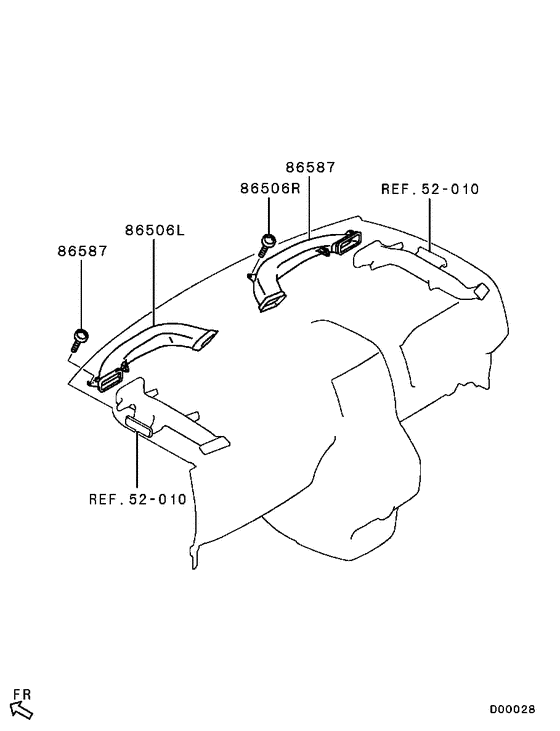 Defroster nozzle & duct