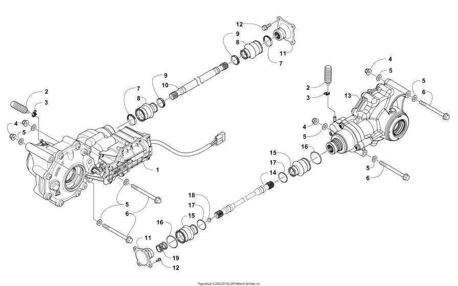 Drive Train Assembly (Ser. # 302247 And Above)