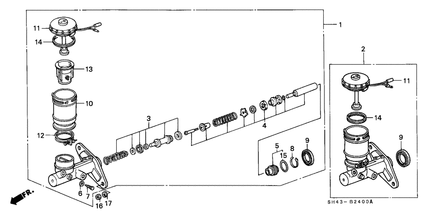 Brake master cylinder
