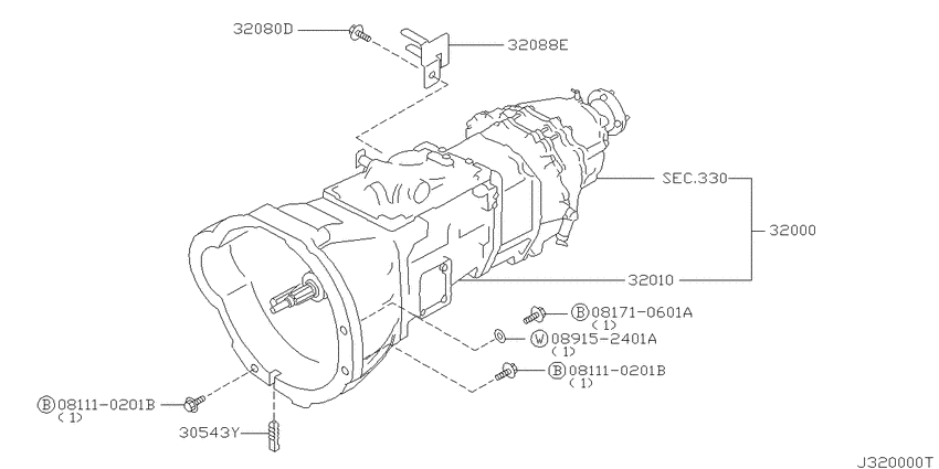 Manual transmission, transaxle & fitting