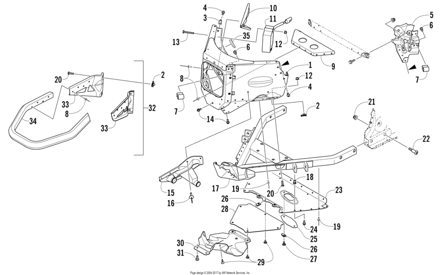Front Bumper And Frame Assembly