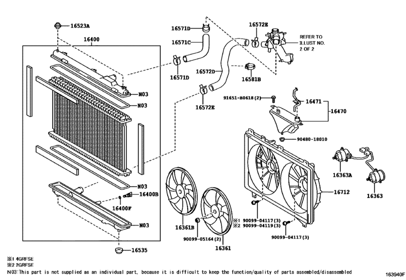 Radiator & Water Outlet