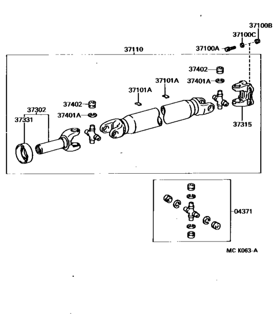 Propeller Shaft & Universal Joint