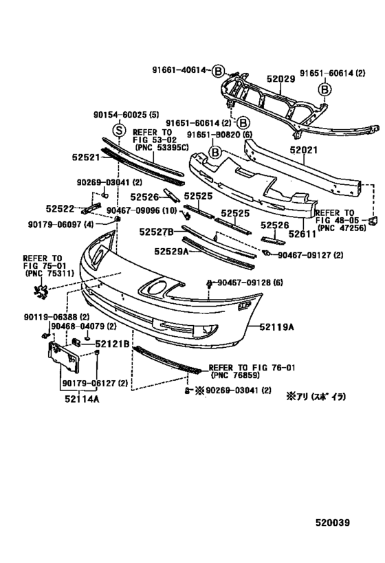 Front Bumper & Bumper Stay