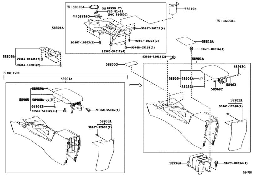Console Box & Bracket