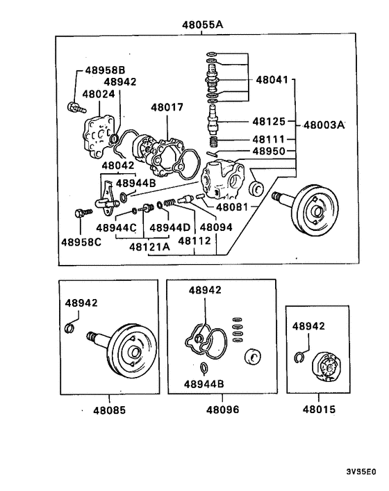 Power steering oil pump