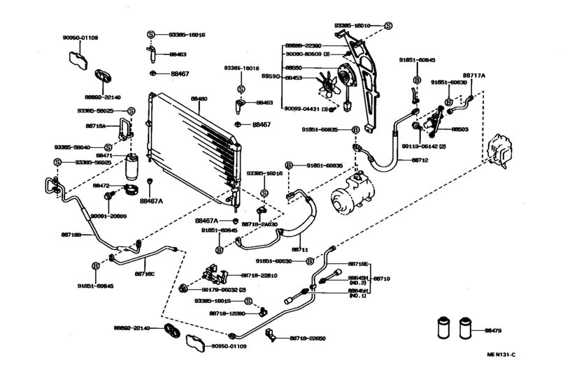 Heating & Air Conditioning - Cooler Piping