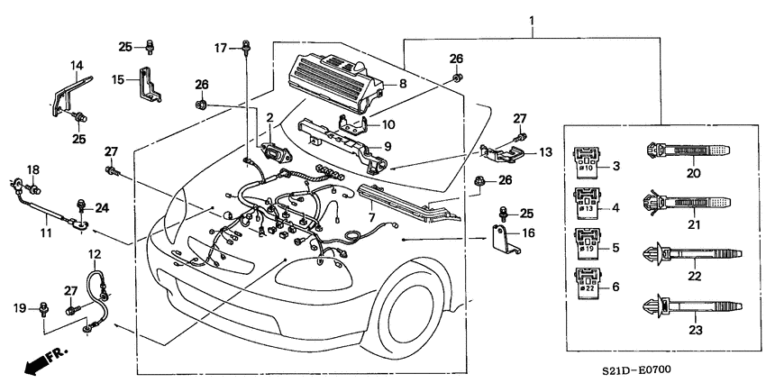 Engine wire harness