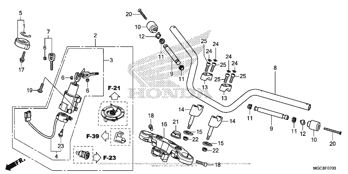 Handlebar + Top Bridge