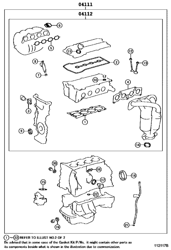 Engine Overhaul Gasket Kit