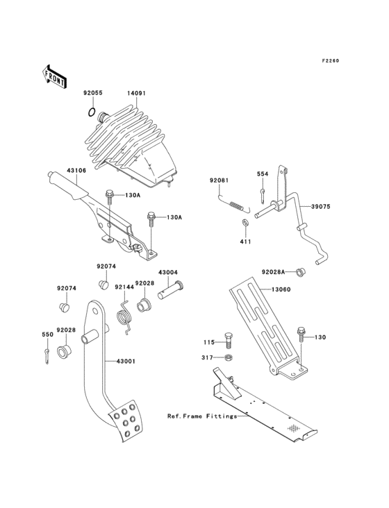 Brake pedal
