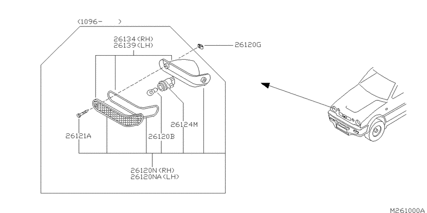 Front combination lamp