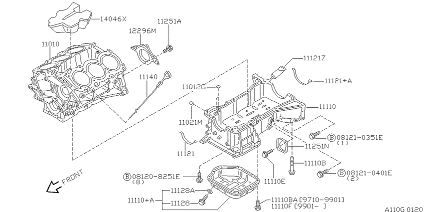 Cylinder block & oil pan