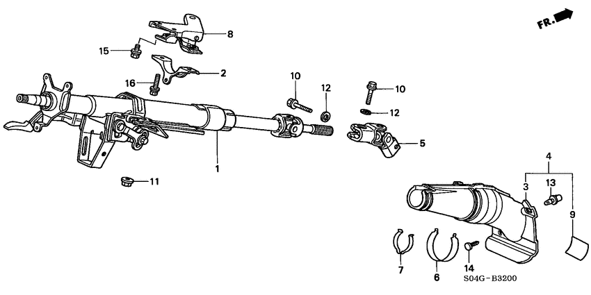 Steering column