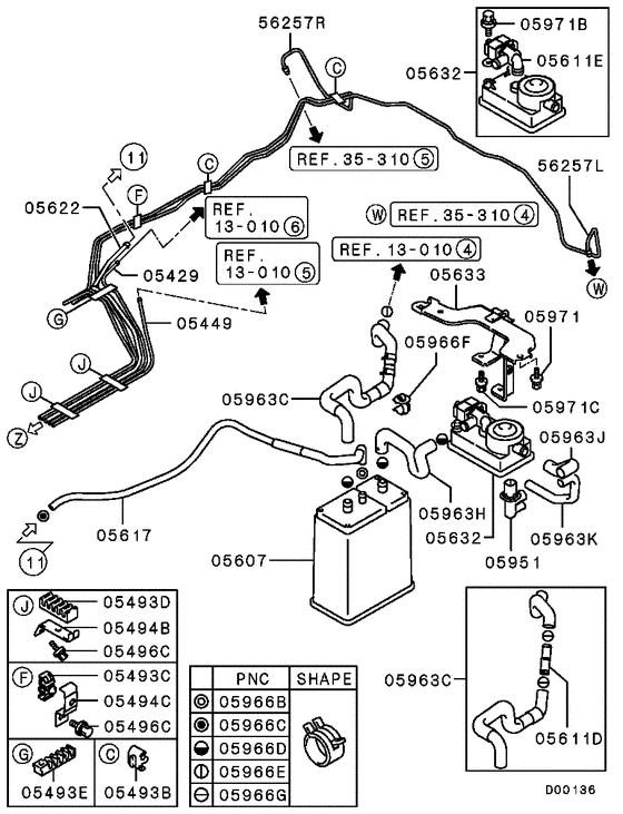 Fuel line & vapor gas control