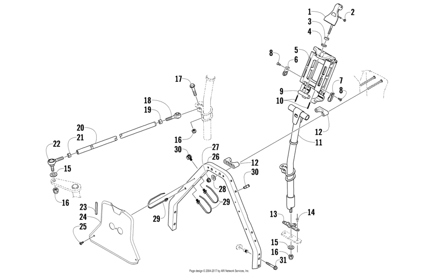Steering Post Assembly