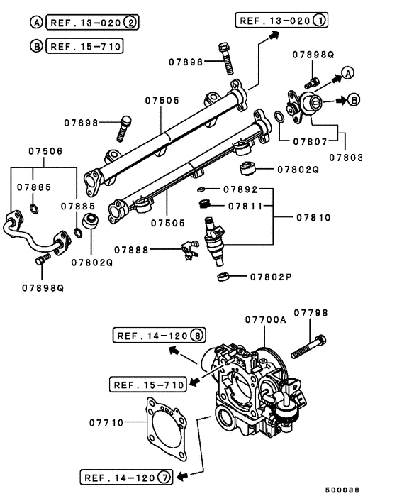 Injector & throttle body