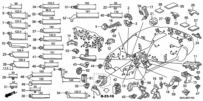 Harness band/bracket