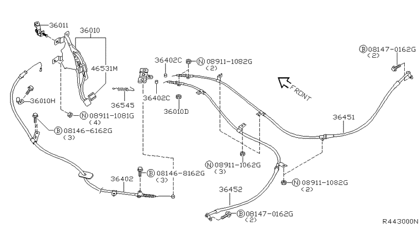 Parking brake control