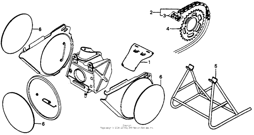 Number plate + chain